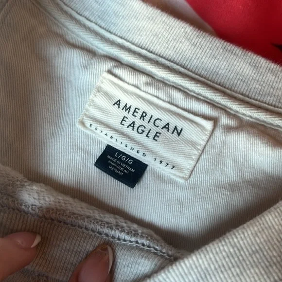 American Eagle Gray Crewneck - Picture 3 of 3